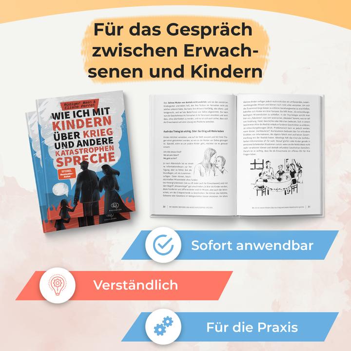 Actual product image Wie ich mit Kindern über Krieg und andere Katastrophen spreche (German, Eliane Perret, Rüdiger Maas, 2022)