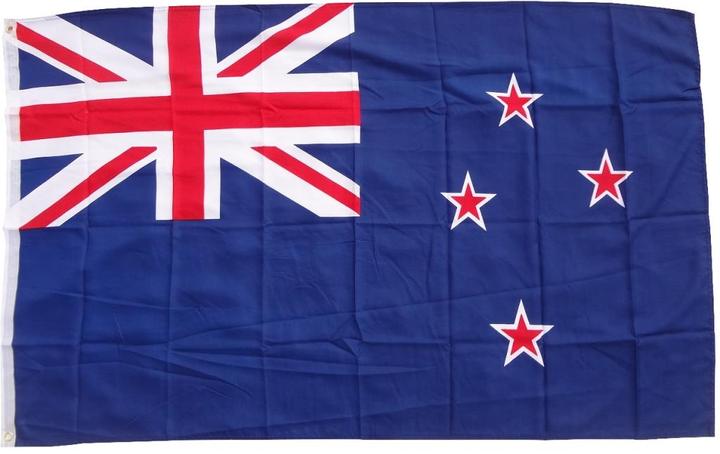 Produktbild trends4cents XXL Flagge Neuseeland 250 x 150 cm Fahne mit 3 Ösen 100g/m² Stoffgewicht Hissflagge