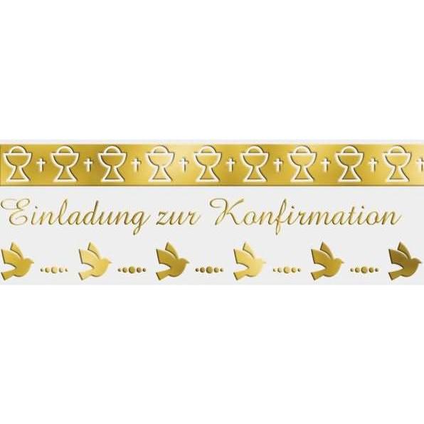 Ursus, Bastelpapier, Transparentpapier Bordüren gold 115g/qm A4 VE=5 Blatt Motiv 01 (115 g/m², 5 x)