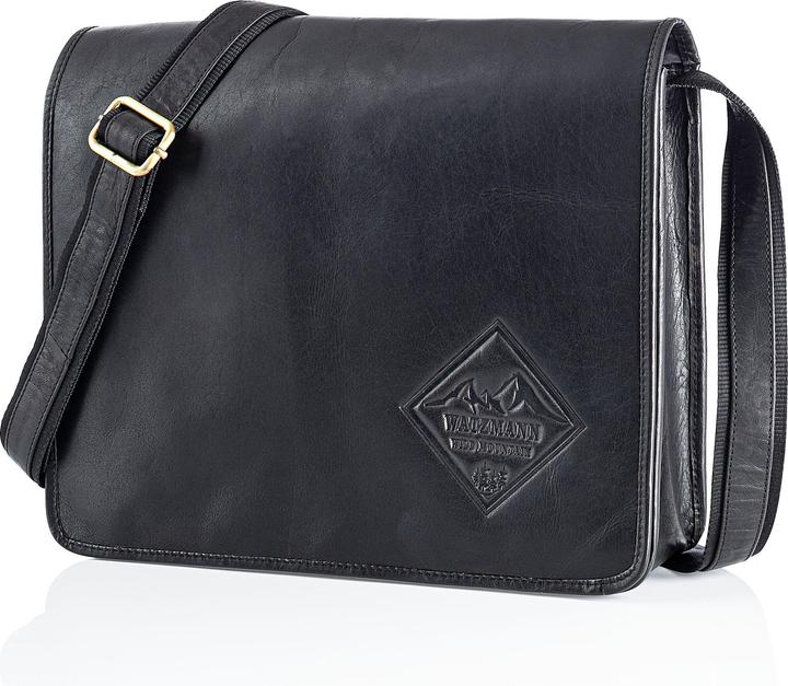 Produktbild Watzmann Messengerbag Leder (Farbe: schwarz)