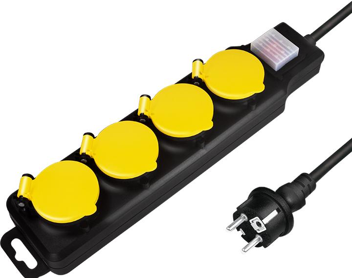 Productafbeelding LogiLink Steckdosenleiste (4x, CEE 7/3, 1.50 m)