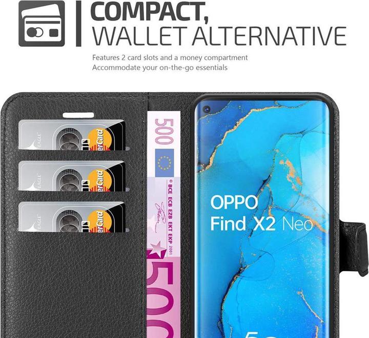 Actual product image Cadorabo Book with stand function cover (Oppo Find X2 Neo)