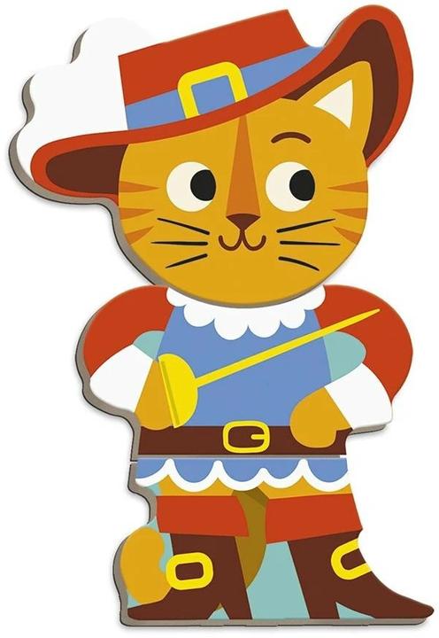 Actual product image Janod Magnet book fairy tale (English, French, German, Italian, 3 - 8 years)