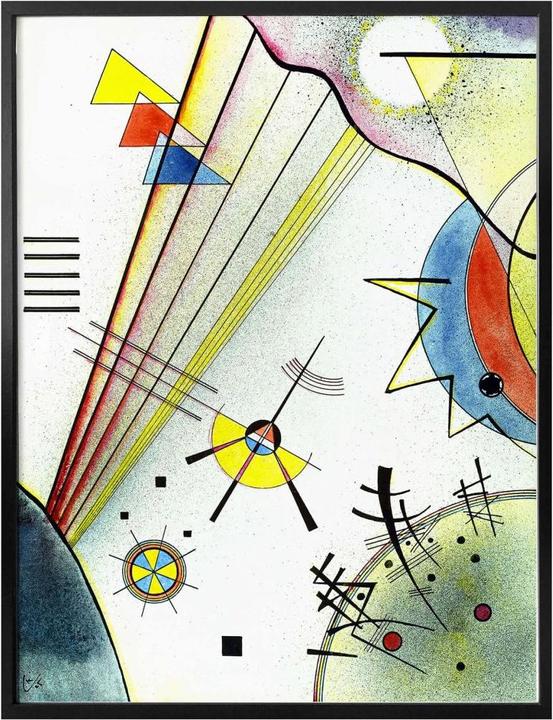 Produktbild Trenddeko Kandinsky - Deutliche Verbindung (40 x 50 cm)
