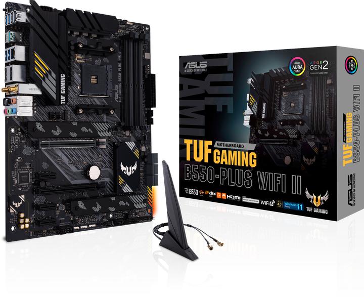 Image du produit ASUS TUF GAMING B550-PLUS WIFI II (AM4, AMD B550, ATX)