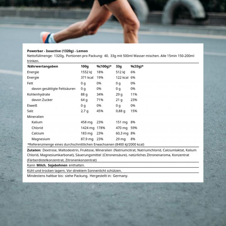 Image du produit Powerbar Isoactive (Citron, 1 x)