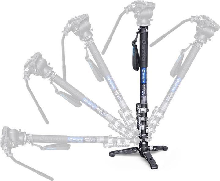 Produktbild Leofoto MV-324C Flip Lock Einbeinstativ aus Kohlefaser (Carbon, Metall)
