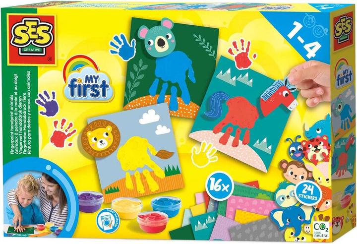 Produktbild Ses My First - Fingerfarbe Handabdruck Tiere