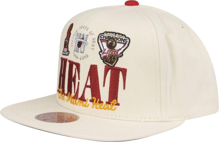 Actual product image Mitchell & Ness Snapback Cap - RETRO FRAME Miami Heat (One size)