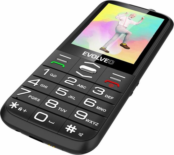 Image du produit Evolveo EasyPhone XO, téléphone mobile pour seniors s nabíjecím stojánkem (černá barva) (2.80", 0.30 Mpx)