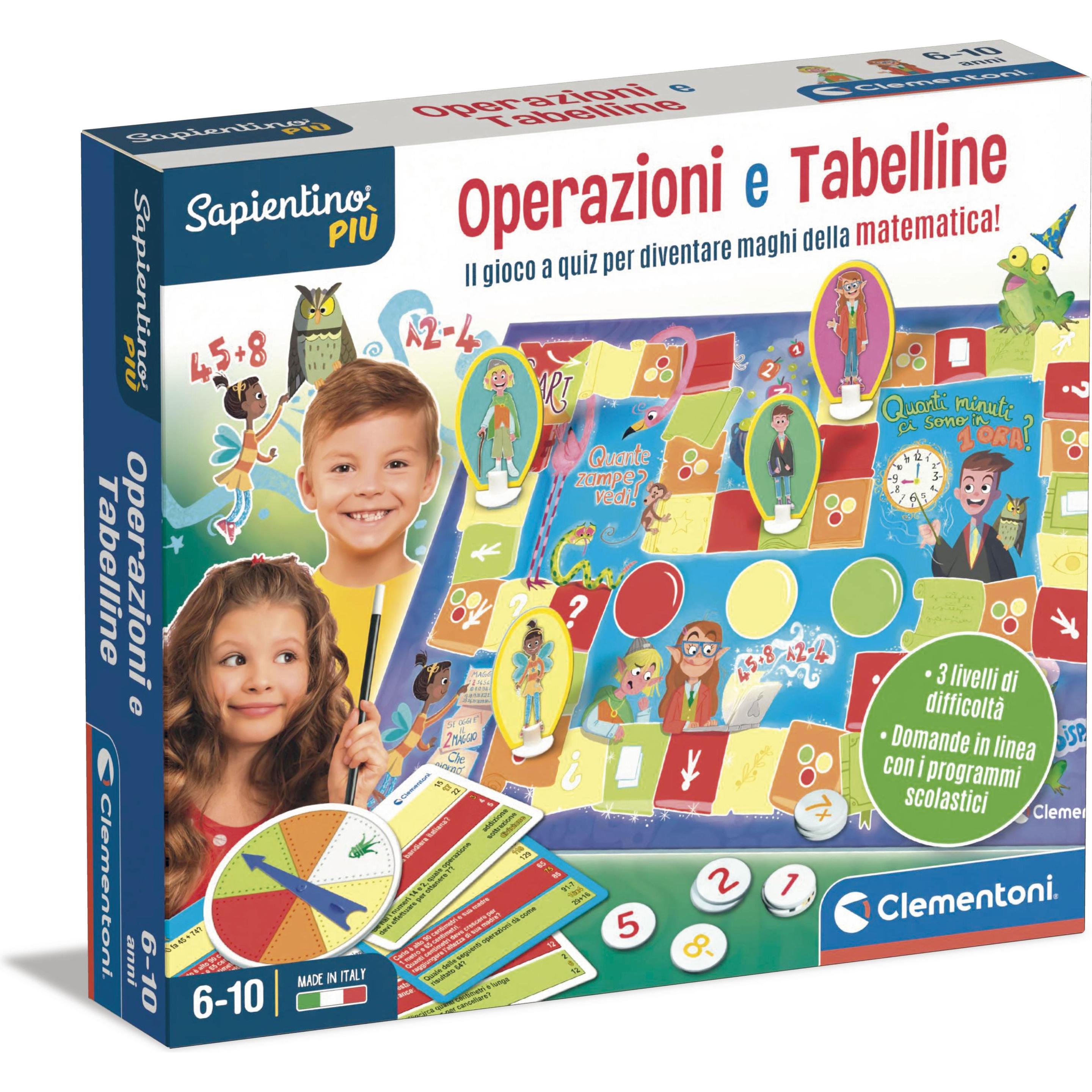 Clementoni Sapientino Lernspielbetrieb und (Italienisch)