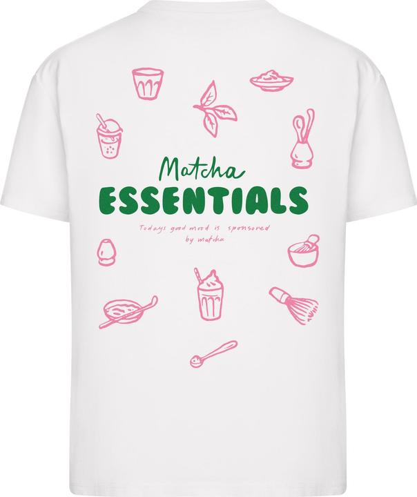 Produktbild Miss Tee Matcha Essentials Good Mood Tee white L (L)