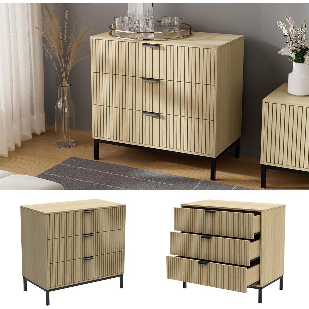 Thumbnail - Vicco, Kommode + Sideboard, Lennox (72 x 40 x 69 cm)