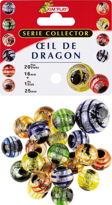 Kim'Play 20+1 BILLES OEIL DE DRAGON