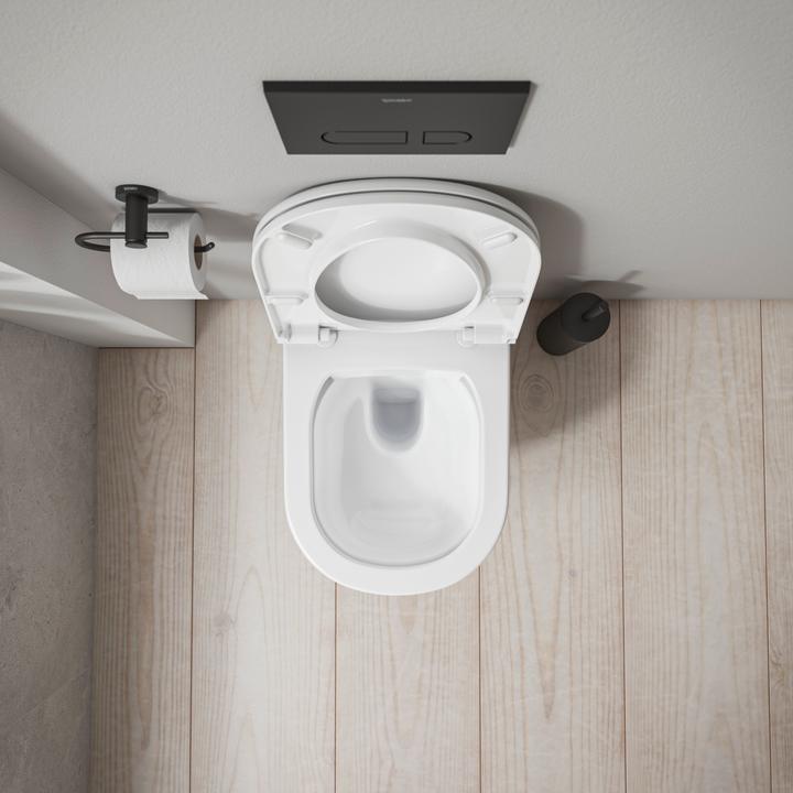 Image du produit Duravit WC suspendu D-Code, chasse d'eau basse, rimless, 370x540x360mm, 4/2 litres, blanc brillant