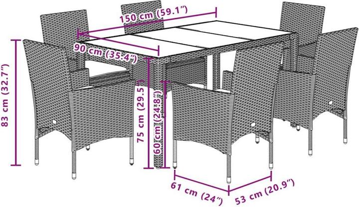 Actual product image vidaXL Kendre (150 cm)