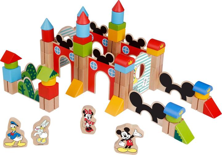 Actual product image Be-Imex Disney Mickey Mouse wooden block set