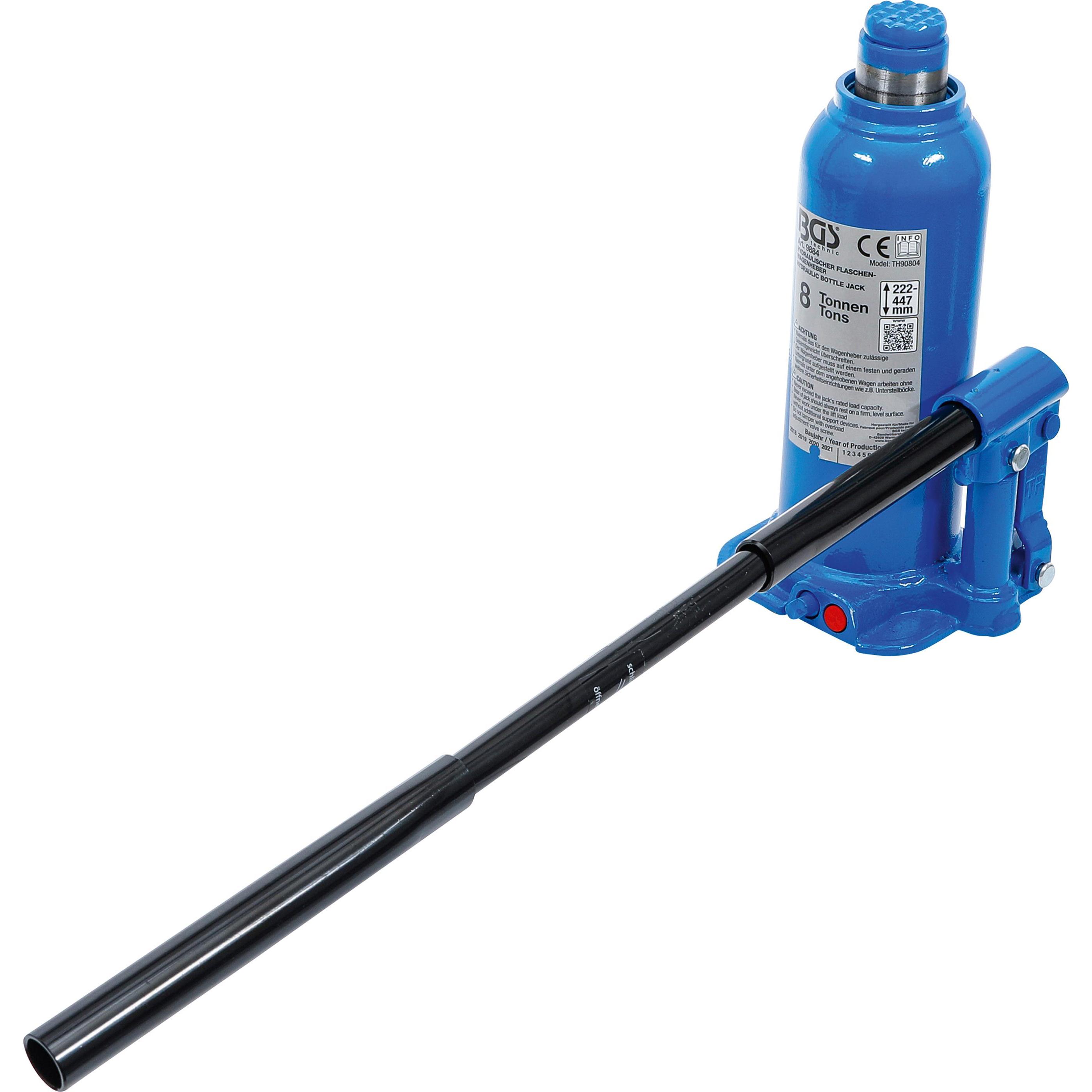 Thumbnail - BGS, Wagenheber, Hydraulischer Flaschen-Wagenheber 8 t