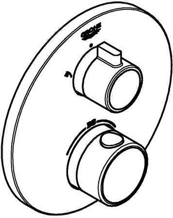 Image du produit Grohe Mitigeur thermostatique de douche Grohtherm