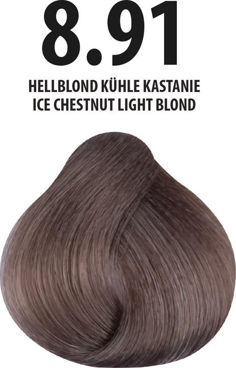 Produktbild FemMas 8.91) Haarfarbe Hellblond Kühle Kastanıe 100ml (Hellblond Kühle Kastanıe 100ml)