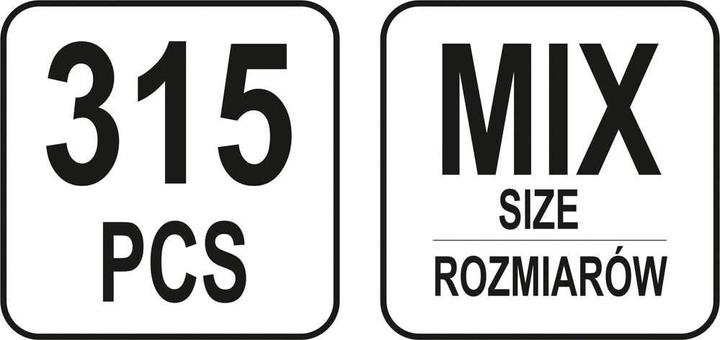 Image du produit Yato Assortiment de goupilles creuses professionnelles 315 pcs.