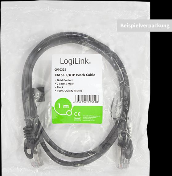 Actual product image LogiLink Network cable (F/UTP, CAT5e, 2 m)