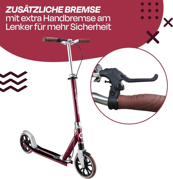 Image du produit Globber NL-205 Deluxe, rouge foncé