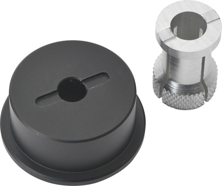 Actual product image Daytona Universal "D-Mirror" handlebar end mirror adapter, black