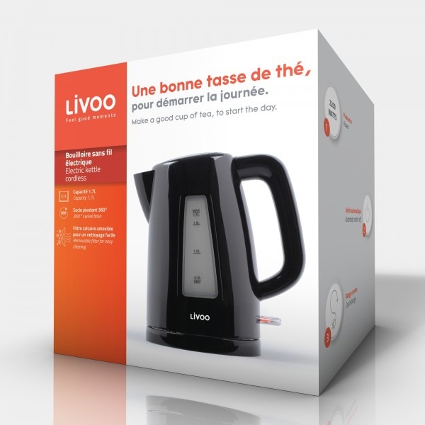 Immagine prodotto Livoo Bollitore senza fili (1.70 l, Spina UE)