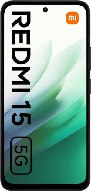 Actual product image Xiaomi Redmi 15 (256 GB, Midnight Black, 6.90", Hybrid Dual SIM, 5G)