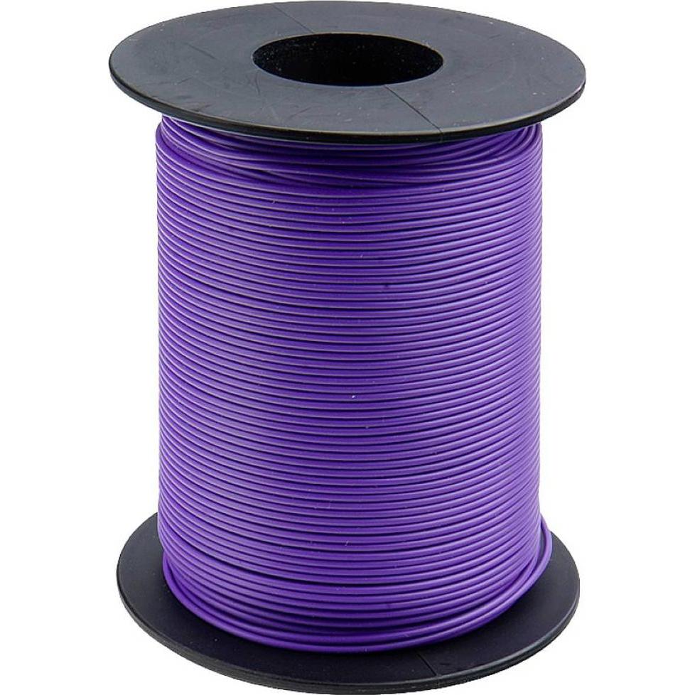 Thumbnail - Donau, Kabelleitung, KUPFERSCHALT-LITZE 0,25 / 25m violett SPULE (25 m)