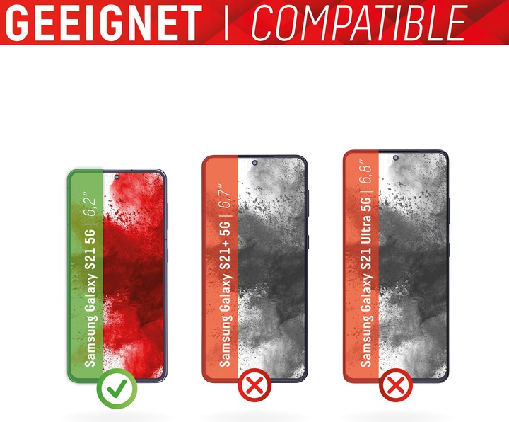 Image du produit Displex Real Glass, Privacy Full Cover Panzerglas (1 pièce(s), Samsung Galaxy S21 5G)