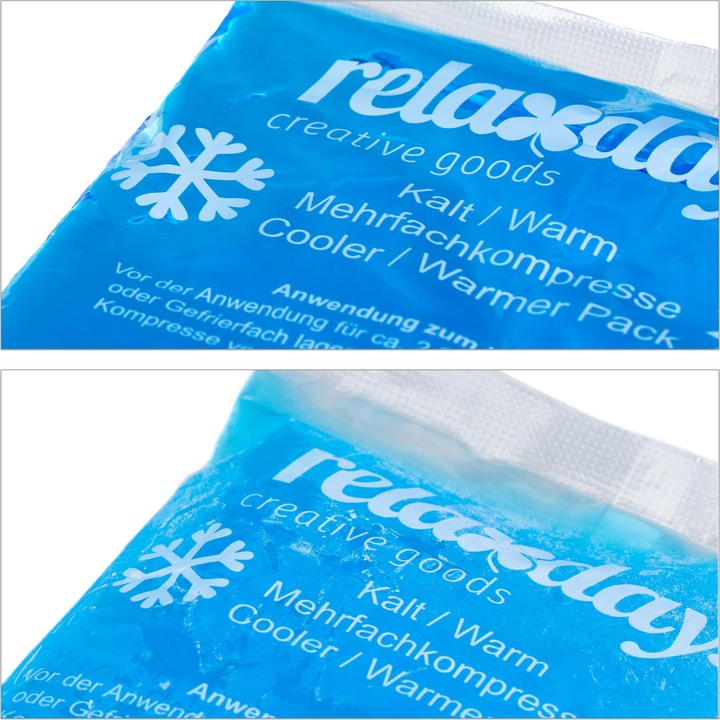 Actual product image Relaxdays 4x cooling pad (4 x, 410 g)