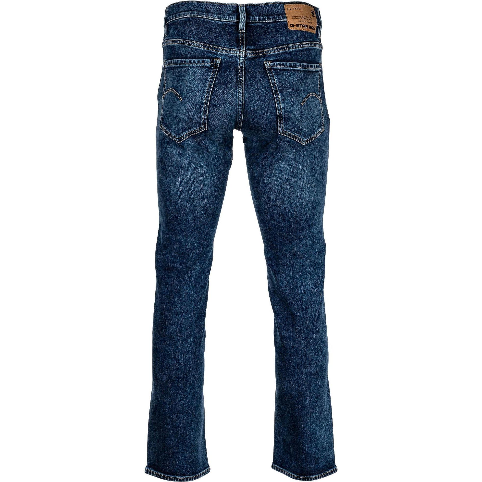 Thumbnail - G-Star, Herren, Jeans, Mosa Jeans Straight Fit Faded AtlanticOcean, Blau, (W36/L34)