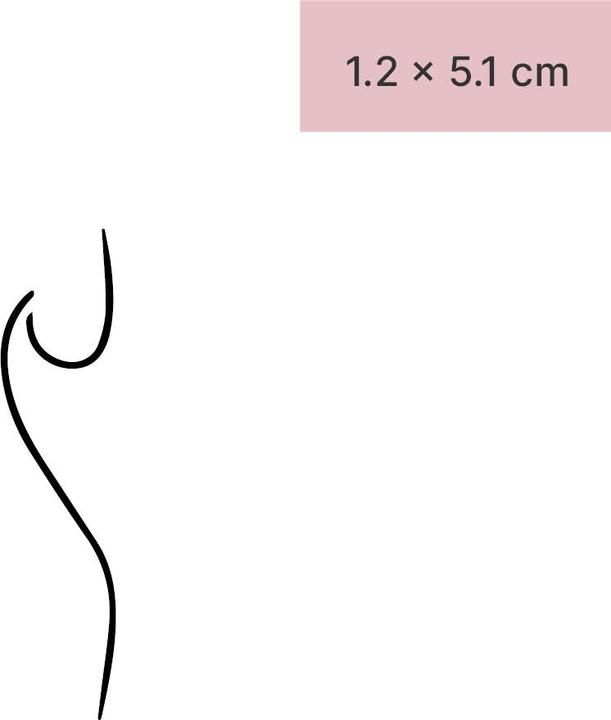 minink Tatuaggio temporaneo - punto onda