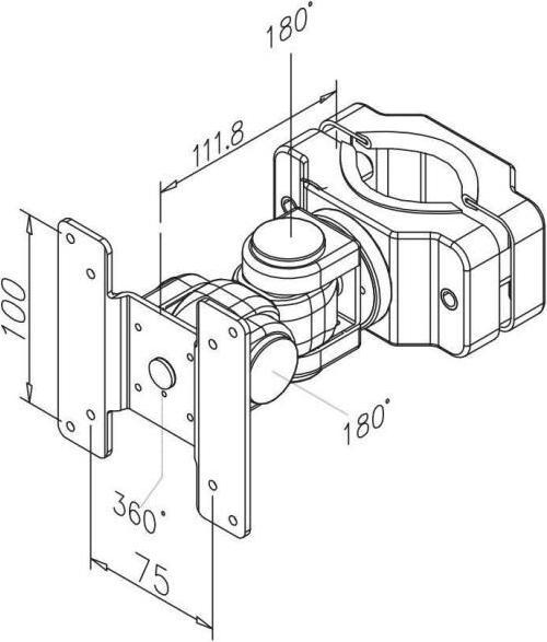 Produktbild Neomounts Fpma-Wp200 (Stange, 30")