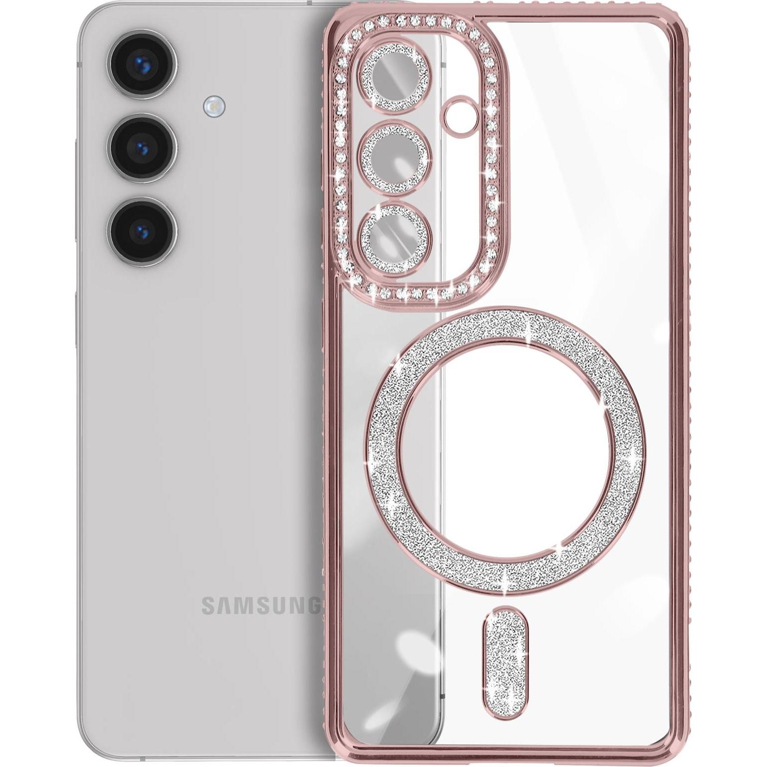 Thumbnail - Avizar Glamor Guard Case (Samsung Galaxy S24+), Smartphone Hülle, Rosa