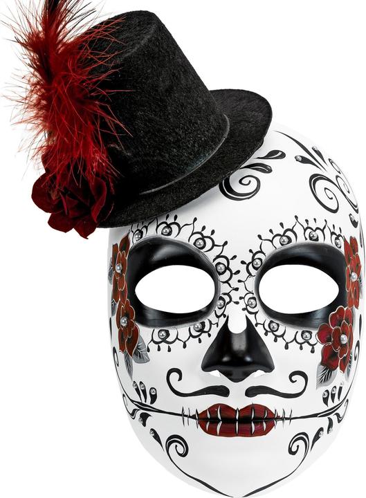 Produktbild Widmann Day of the Dead Maske mit Hut