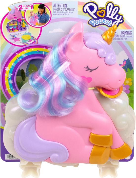 Produktbild Polly Pocket Einhorn Haarspiel Schatulle