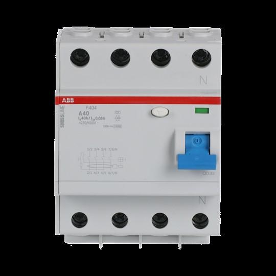 Produktbild ABB FI-Schutzschalter 4-polig 40A 0,03A