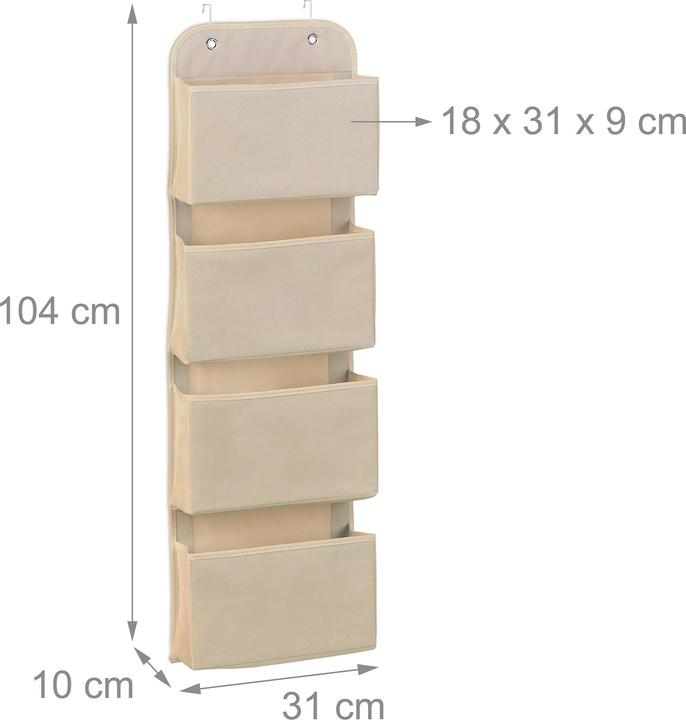 Relaxdays Hanging organizer (31 x 10 x 104 cm)