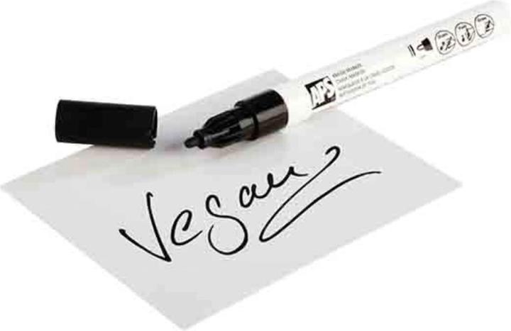 Produktbild Kreidemarker, schwarz, 2er Set (2x)