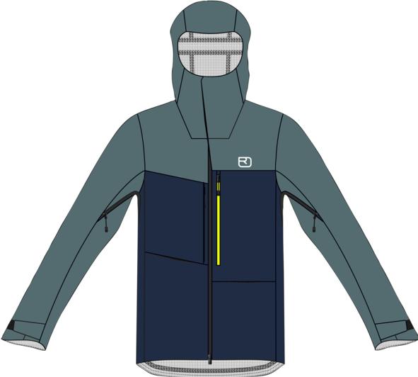 Actual product image Ortovox Ravine Shell Jacket (XXL)