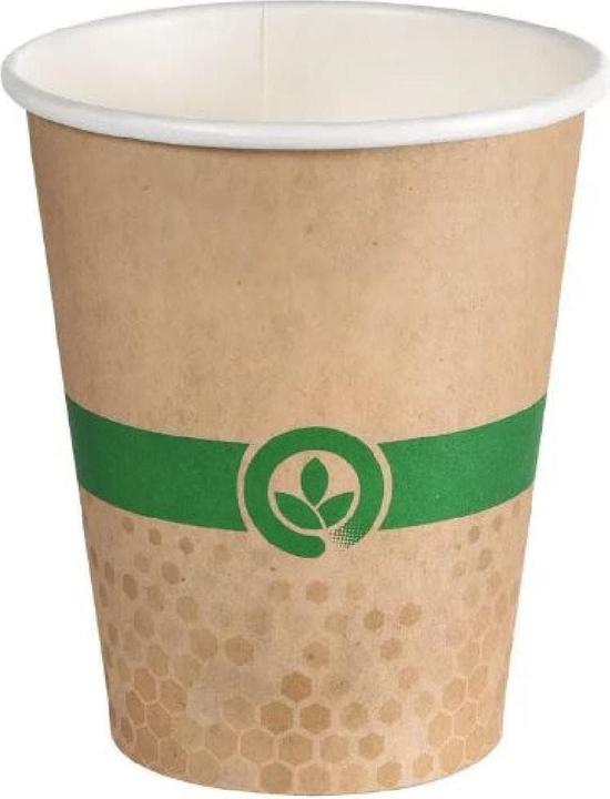 Immagine prodotto Biopak Tazza da caffè Melli in cartone da 1,2 dl - Rivestimento senza plastica (50 x)