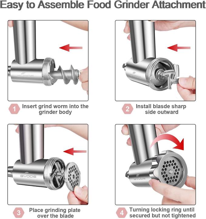 Actual product image Gvode Fleischwolf-Aufsatz für KitchenAid