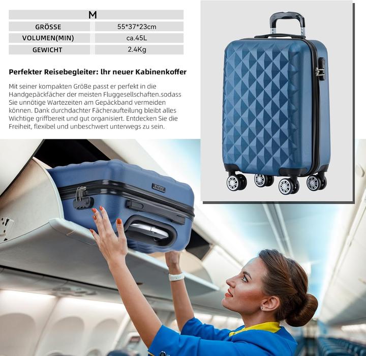 Produktbild Beibye Hartschalen-Trolley (45 l)