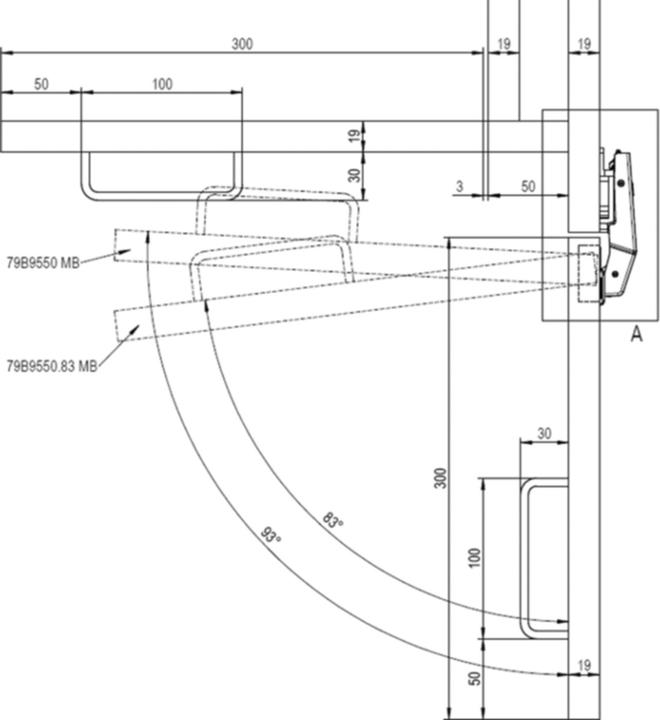 Image du produit Blum 79B9550.83 CLIP top BLUMOTION charnière