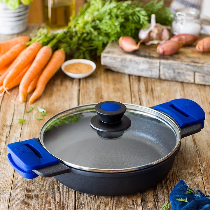 Actual product image BRA Advanced pan set for all heat sources including induction black (28 x 6.30 cm)