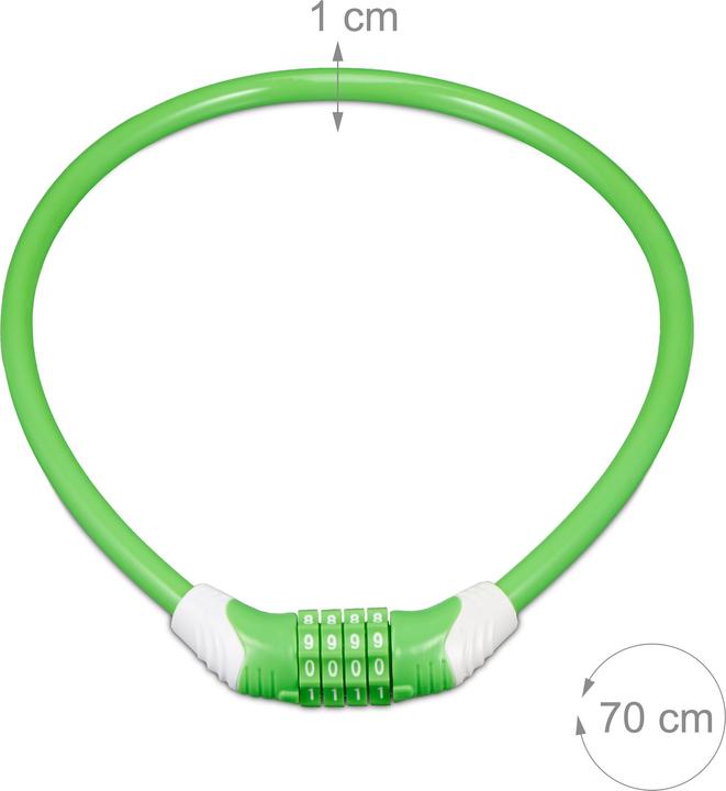 Actual product image Relaxdays Bicycle lock (70 cm)