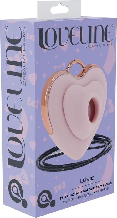Produktbild Loveline Luvie - Heart-shaped AirTap Vibrator - Pink